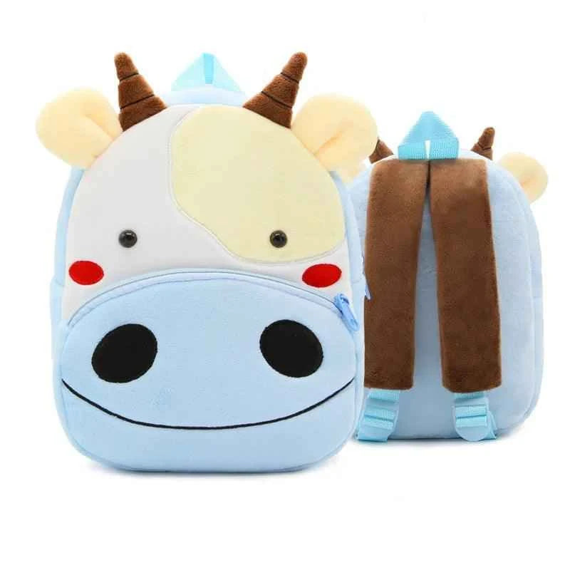 Cartoon Plush Backpack - Cow