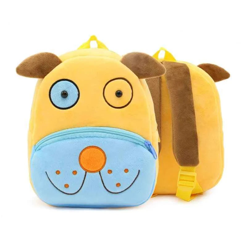 Cartoon Plush Backpack - Puppy
