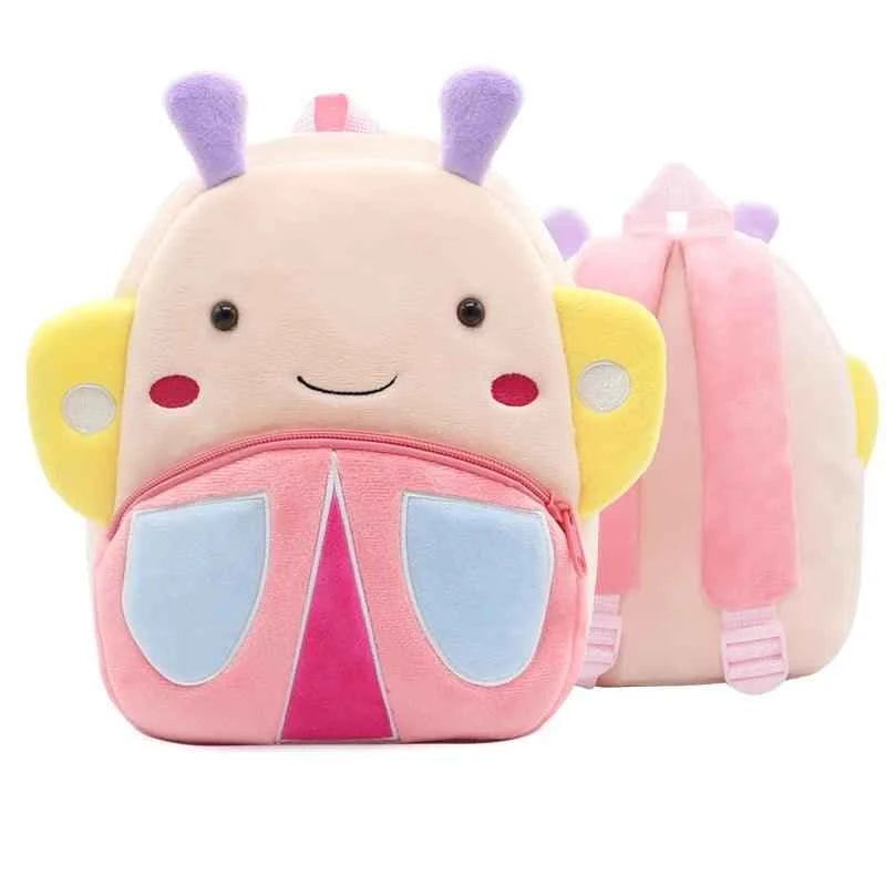 Cartoon Plush Backpack - Butterfly
