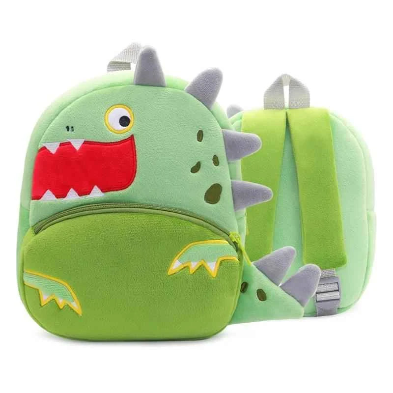 Cartoon Plush Backpack - Dinosaur